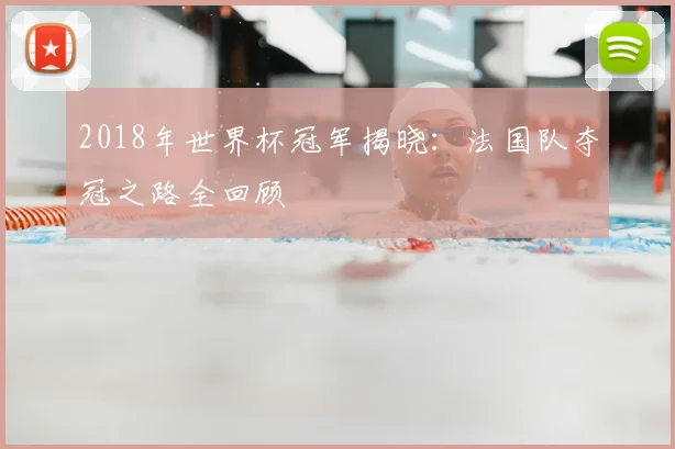 2018年世界杯冠军揭晓：法国队夺冠之路全回顾